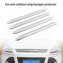4pcs Car Anti-collision Strip Car Crash Bumper Protector Bar Rubber Mouldings