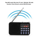 Portable Mini Stereo Lcd Display Fm/Am Radio Usb Tf Card Music Player Recha