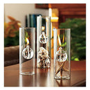 Clear Glass Oil Lamp Chimney Room Light Creative Decor Kerosene Burner 12cm