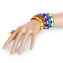 6 Colorful Handmade Braided Thread Friendship Bracelets Ankle Bracelet Wristband