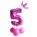Number balloon 0 - 9 latex balloon giant number balloons foil balloon baby  E3V9