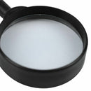 Black plastic 5X zoom Hand-held magnifying glass diameter 40MM Black plasti