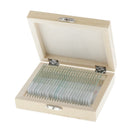 25PCS Children Glass Prepared Slides for Microscope of Insects Sample Specimens,