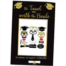 Graduation Booth Props Cutouts Picture Frame DIY Photo Props for Party SupplyFT