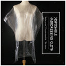 300x Disposable Hair Cutting Cape Salon Gown Salon Barber Capes Cloth Clear
