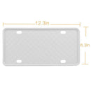 License Plate Frame Silicone Weather Rattle Proof US Canada License Plate Holder
