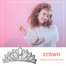 Baby Girl Princess Crown Headband Crystal Headdress Tiara Wedding Headwear A