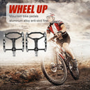 2x WHEEL UP CNC Sealed Bearing Aluminum Alloy MTB Bicycle Anti-slip Pedals