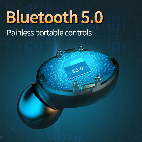 Wireless Earbuds True Wireless Earbuds Cordless in-Ear Bluetooth 5.0 Earphones,
