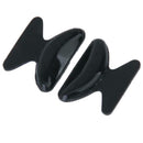 Pair 2.5mm Silicone Stick On Nose Pad + Ear Hook Holder for Glasses Spectacles