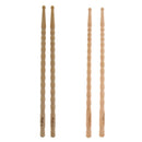 Bamboo Mallets Rods Sticks Snare Drum Mallet Drumstick for Drum Band 5A