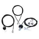 3 Pcs 2m 5mm Steel Fitness DIY Pulley Cable Biceps Strength Training Home Gym