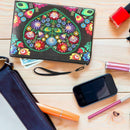 DIY Love Flower Special Shape Diamond Painting Wristlet Clutch Women Wallet