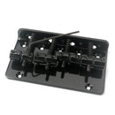 1 Set 4 Strings Electric Bass Bridge Tailpiece Hardtail Luthier Supply - Black