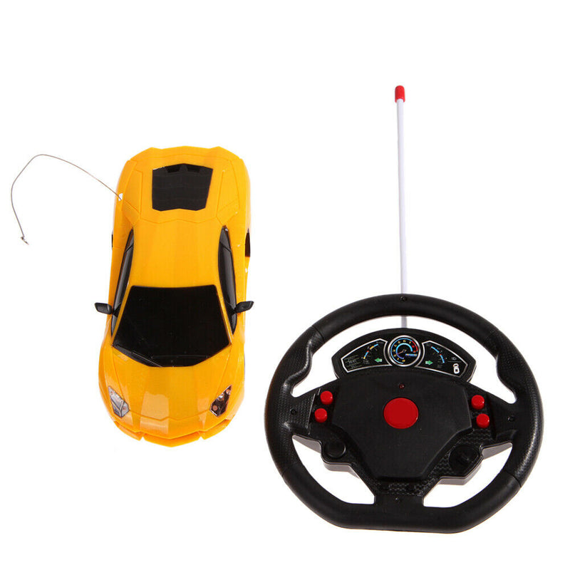 1/24 Drift Speed Radio Steering Wheel Remote Control RC Racing Car+LEDLight