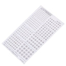 Action Figures Body Add On Parts Etching Detail Decals Round for Gundam