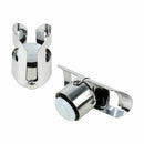 2x Champagne bottle stopper in stainless steel, with sealing cap for bottle K7K7