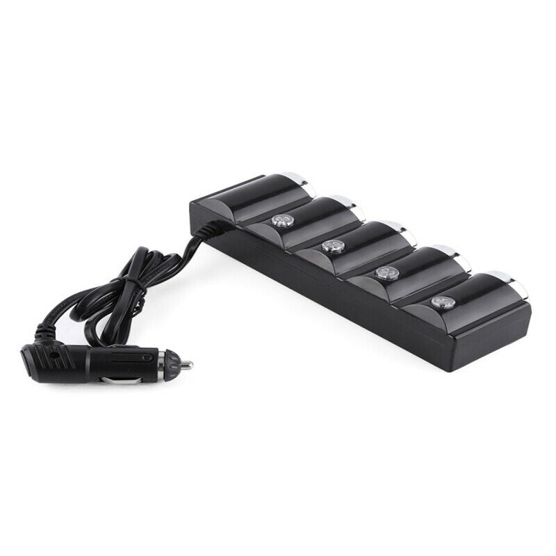 Car Dual USB One For Four Belt Switch Car Cigarette Lighter Charger Double NTC