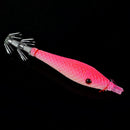 Luminous Wood Shrimp Lures Bait Fishing Tackle Squid Hook Sinker Jigs F FGP