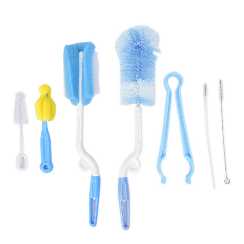 7Pcs Baby Bottle Sponge Brush Cup Glass Washing Cleaning Kitchen Cleaner To T Gw