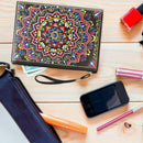 DIY Mandala Special Shaped Diamond Painting Wristlet Wallet Zipper Clutch