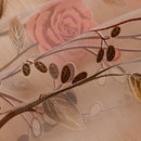2 x 1M Jacinth Rose Tulle Voile Window Curtain Drape Panel Scraf Valance Sheer