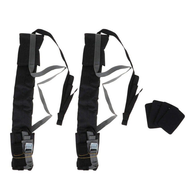 1 Pair Roof Bar Pads Kayak Canoe Protection Gear Equipment for Car Roof Rack