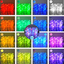 Window Curtain  100 LED Fairy Lights Remote Control USB Powered Waterproof