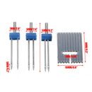 3 X Twin Double Needle Sewing Machine Needles Pins W/ 1 pcs Groove Pintuck Foot