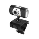 USB 2.0 HD Webcam 360 Rotatable Clip-on Web Camera with Microphone for PC