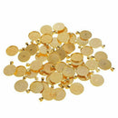 50Pcs Round Charms Pendants Blanks Sockets For 25mm Cabochons Necklace Craf