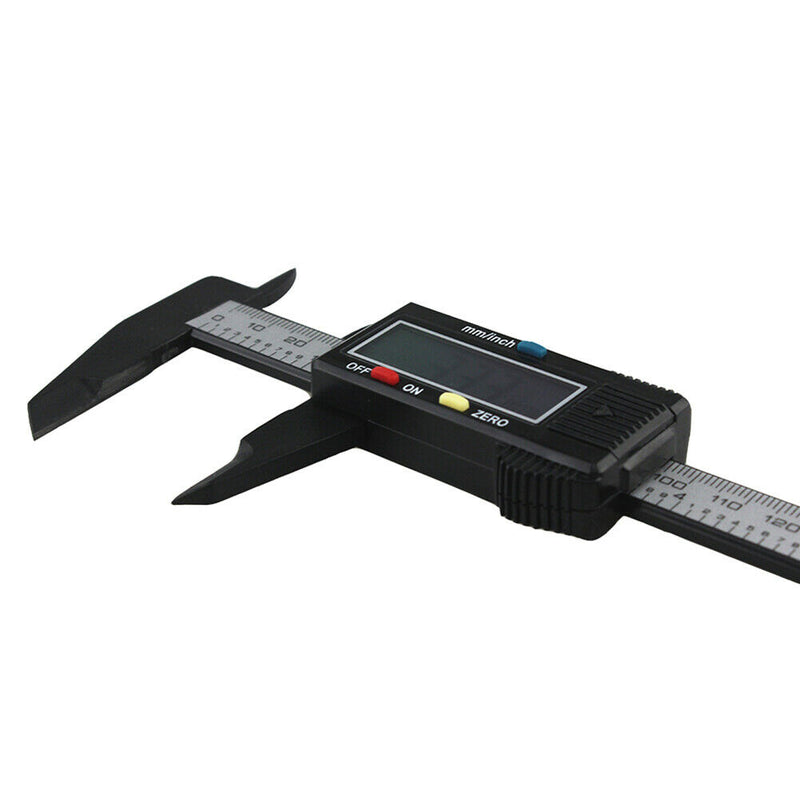 150 mm Carbon Fiber Composite 6 inch Digital Caliper Vernier Black Color