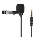 3.5mm Tie Clip Microphone Omnidirectional PC Phone Mini Wired Audio Mic A