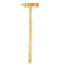 Compact Brass Hammer Repair Tool with Screwdriver for Goldsmith Silversmith