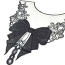 Retro Black Neckline Lace Collar Trim Sewing Applique for Women Clothes DIY