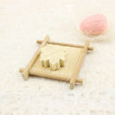 Natural Bamboo Soap Tray Dish Holder Dish Box Case Bath Shower Plate Bathroom AU
