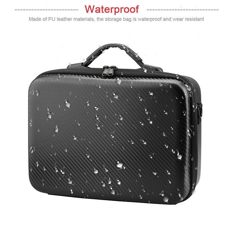 Waterproof Drone Accessories Storage Bag PU Leather Carrying For DJI Spark