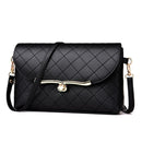 Elegant Diamond Lattice PU Handbags for Women Crossbody Shoulder Flap Bags