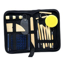 Sculpting Tools Set Wood Handle w/ Zipper Storage Case for Kids Art Crafts