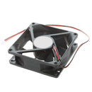 5X(80mm DC 12V 2pin PC Computer Desktop Case CPU Cooler Cooling Fan Y9M2)