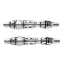 2x Adjustable Fishing Reel Seat Deck Wheel Rod Clip Pole Fitted Deck L