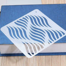 Theme Hollow Lace Ruler Embossing Template DIY Photo Album Drawing Tools