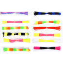 12 Bundles Tying Rubber Threads Straps for Flies Lures Beard wire Making BX