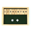 Wooden Flip Dice Board Game Club Bar Party Fun Drinking Game Toys 2 People