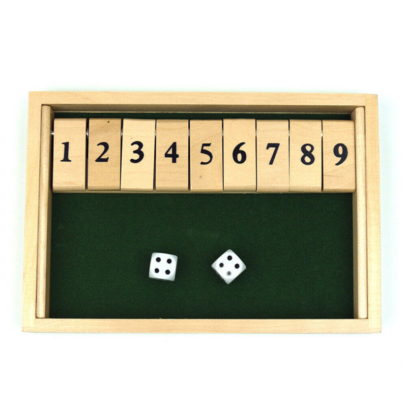 Wooden Flip Dice Board Game Club Bar Party Fun Drinking Game Toys 2 People