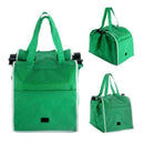 Eco Friendly Reusable Shopping Bags 6 Cart Clips Large Tote Bag Capcity Q3E9