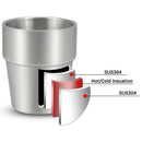 Stainless Steel Mugs Double Wall Insulation Coffee Tea Beer Beverage Cup Fo