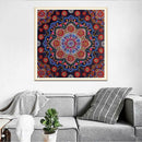 5D DIY Special Shaped Diamond Painting Ethnic Flower Cross Stitch Embroider