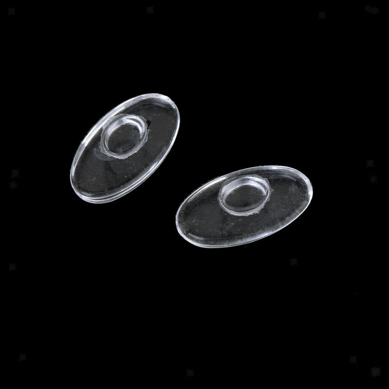 Eyeglasses Nose Pads 25pair Oval Glasses Silicone Adhesive Anti-Slip Nosepads