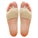 2pcs Hallux Valgus Toe Bandages Separators Thumb Straightener (M/L)(Beige)
